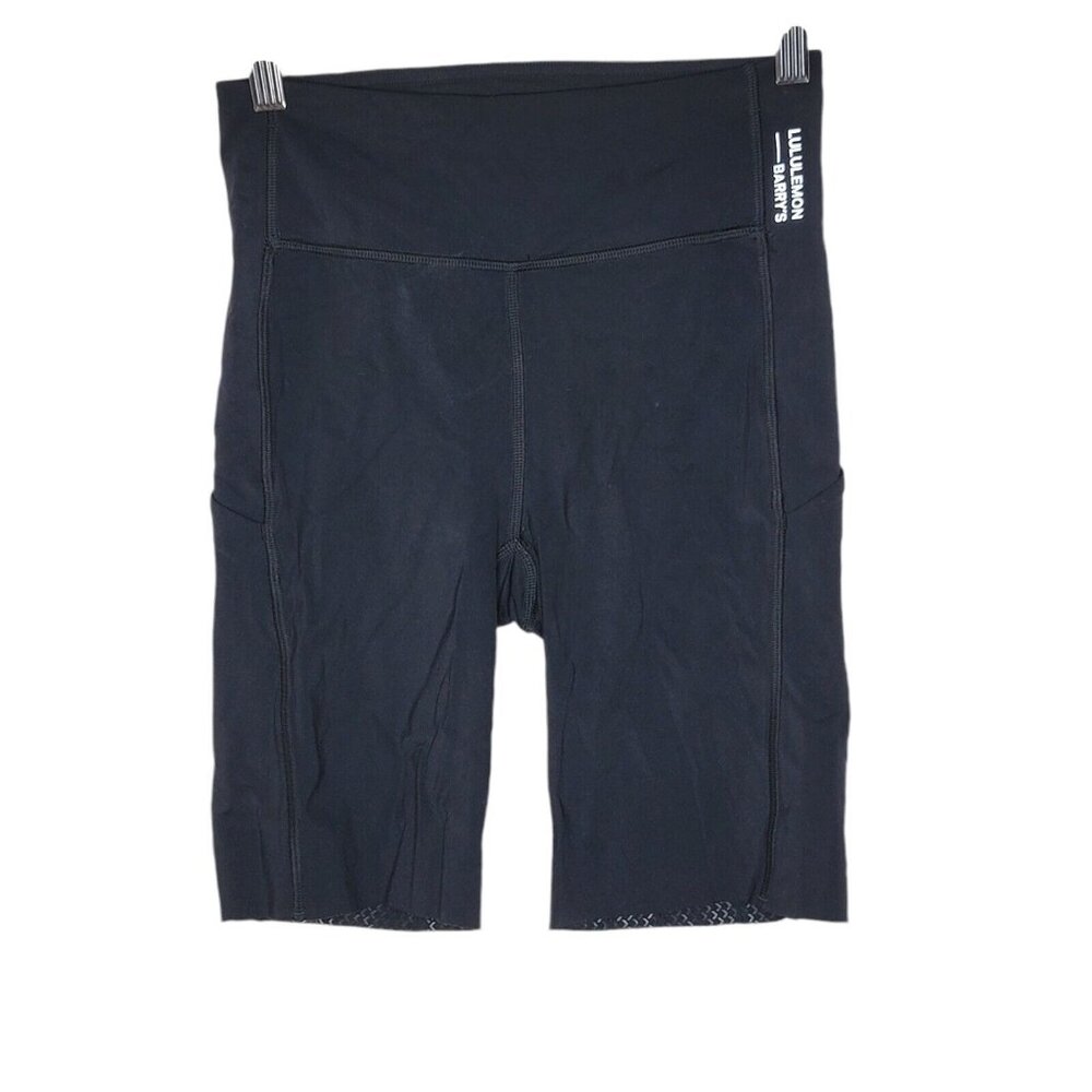 Lululemon x Barrys Stronger As One High-Rise Short 8" Black‎ Athletic Size 4